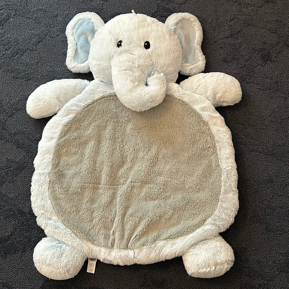 Bestever by Mary Meyer Elephant Play Mat Grey/Blue